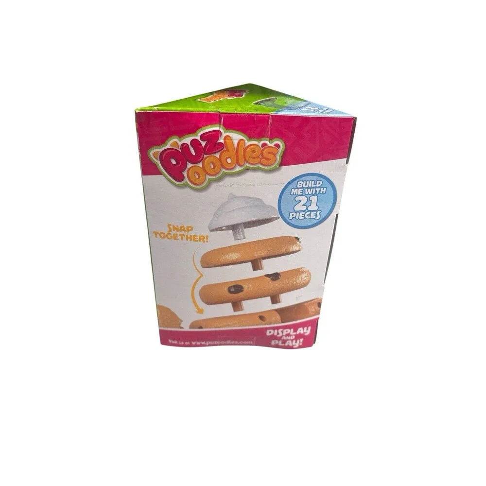 Puzoodles 21 PC CHIP-PAN ZEE Monkey Chimp Chocolate Chip Cookie 3D Puzzle *New